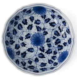 Medium Plates^MIYA Company Ai Karakusa 6.75" Dessert Dish