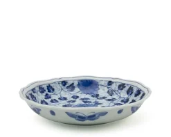 Medium Plates^MIYA Company Ai Karakusa 6.75