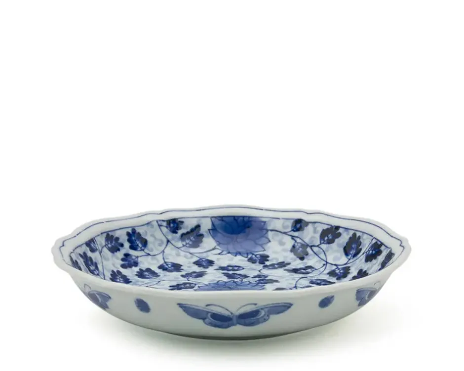 Medium Plates^MIYA Company Ai Karakusa 6.75" Dessert Dish