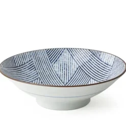 Serving Bowls & Plates^MIYA Company Aizome Shima Ami 9.75" Serving Bowl