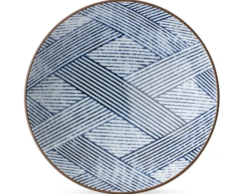 Serving Bowls & Plates^MIYA Company Aizome Shima Ami 9.75" Serving Bowl
