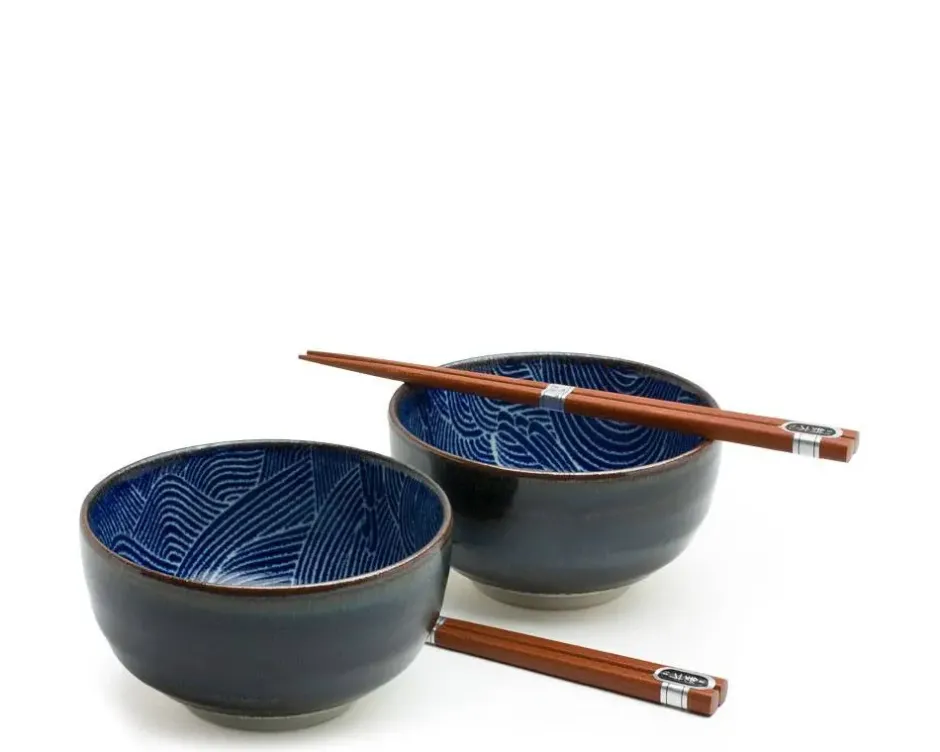 Bowl Sets^MIYA Company Aranami 5" Bowl For Two Set