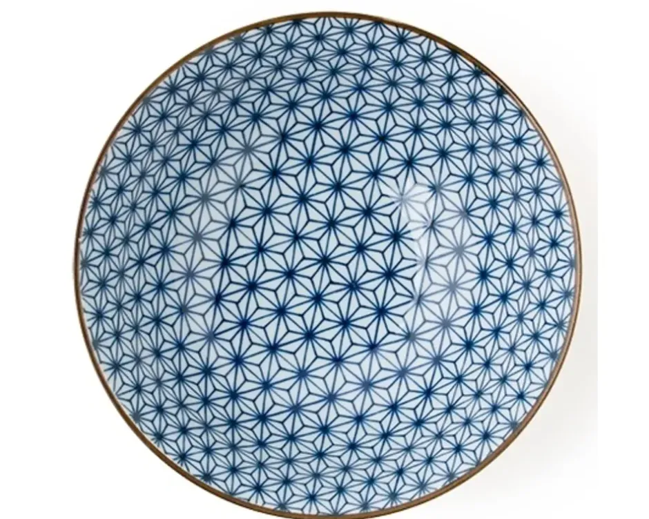 Ramen Bowls^MIYA Company Asanoha Colors 7.25" Bowl - Blue