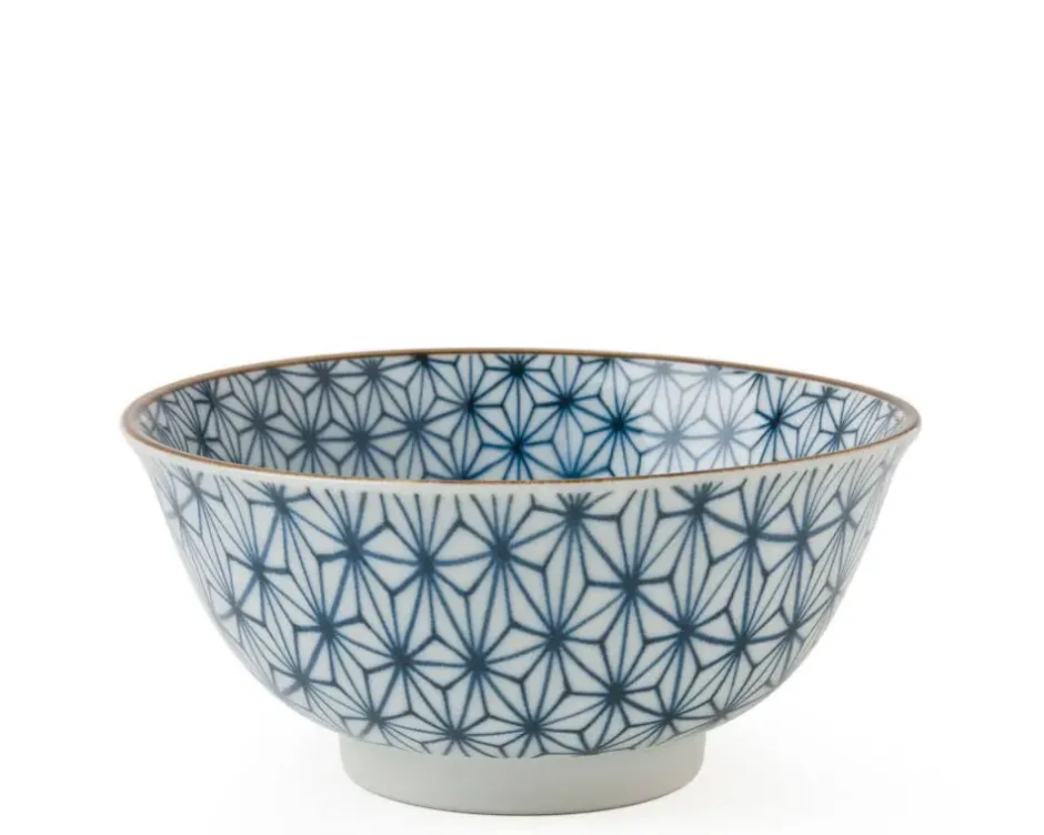 Medium Bowls^MIYA Company Asanoha Colors 5.75" Bowl - Blue