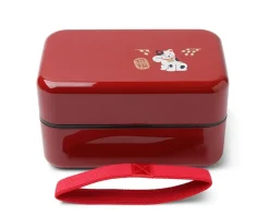 Bento Sets^MIYA Company Bento Box Fortune Cat Red