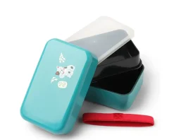 Bento Sets^MIYA Company Bento Box Fortune Cat Teal Blue