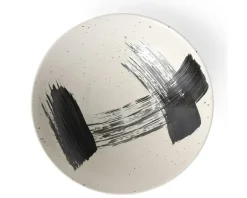 Serving Bowls & Plates^MIYA Company Black Brush Stroke 9.75