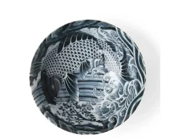 Bowls^MIYA Company Black Ko-Imari Carp Bowl 8-1/4