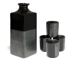 Sake Sets^MIYA Company Black Ombre Sake Set