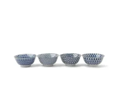 Bowl Sets^MIYA Company Blue & White 5.75