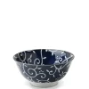 Blue & White 6" Bowls^MIYA Company Blue & White Karakusa 5.75" Bowl