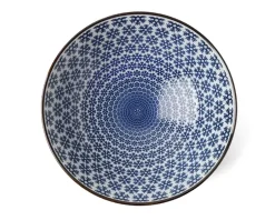 Serving Bowls & Plates^MIYA Company Blue & White Snowflake 9.75