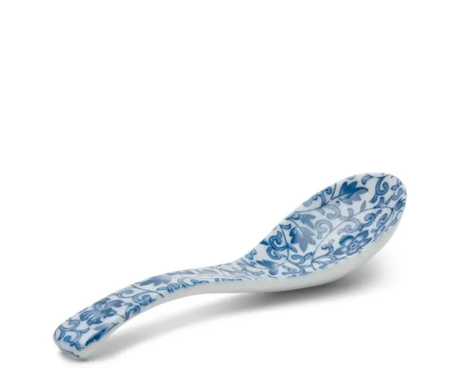 Soup Spoons^MIYA Company Blue & White Soup Spoon Set
