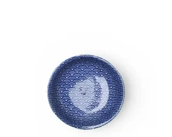 Sauce Dishes^MIYA Company Blue & White Waves 3.75