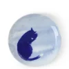 Plates^MIYA Company Blue Cat Grooming Plate