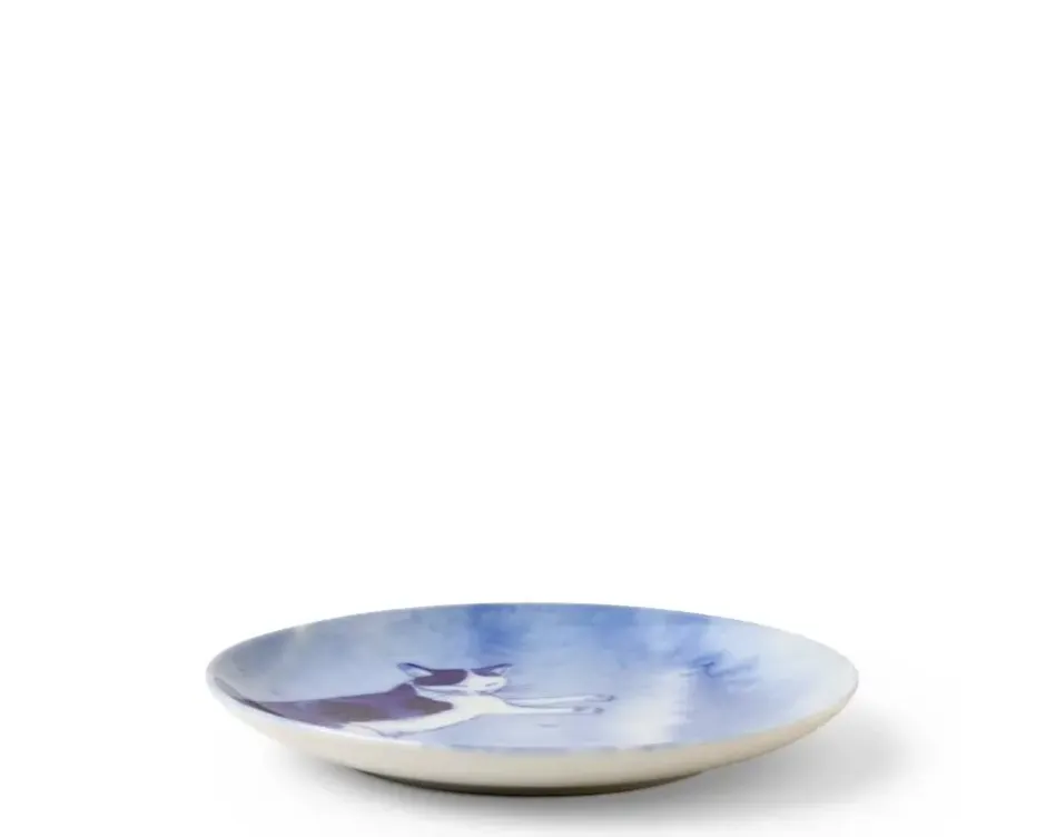 Plates^MIYA Company Blue Cat Relaxing Plate