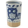 Cups/Mugs^MIYA Company Blue Cup Owl 9 Oz