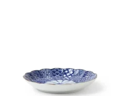 Medium Plates^MIYA Company Blue Nishiki 6.25