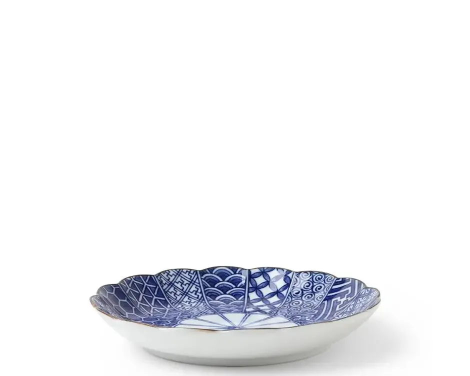 Medium Plates^MIYA Company Blue Nishiki 6.25" Plate