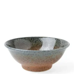 Ramen Bowls^MIYA Company Blue Sand Crackle Bowl 8-1/2"