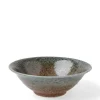 Medium Bowls^MIYA Company Blue Sand Crackle Bowl 7-5/8"