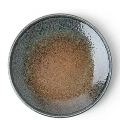 Large Plates^MIYA Company Blue Sand Crackle Dinner Plate 10-1/4"