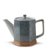 Teapots - Ceramic^MIYA Company Blue Vintage Dots Tea Pot