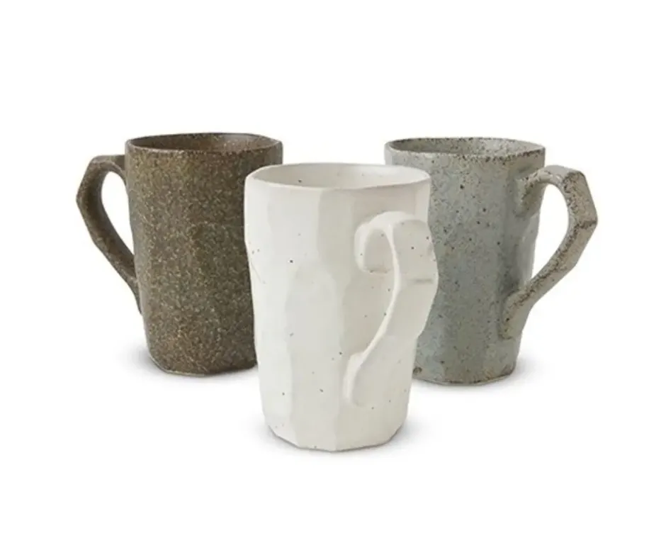 Mugs^MIYA Company Boulder Tall Mug - White