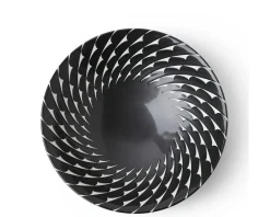 Serving Bowls & Plates^MIYA Company Bowl Black Choctaw Swirl 10