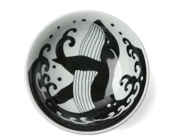 Other^MIYA Company Bowl Blue Whale Waves 8
