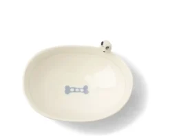 Bowls^MIYA Company Bowl Footed With Dog & Bone Design