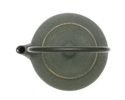 Teapots - Cast Iron^MIYA Company Cast Iron Green/Bronze Hobnail Teapot 0.65L