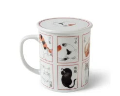 Cups/Mugs^MIYA Company Catopedia Mug With Lid