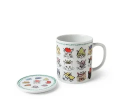Cups/Mugs^MIYA Company Cats In Hats Mug With Lid