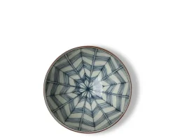 Rice Bowls^MIYA Company Celadon Chevron 4.5