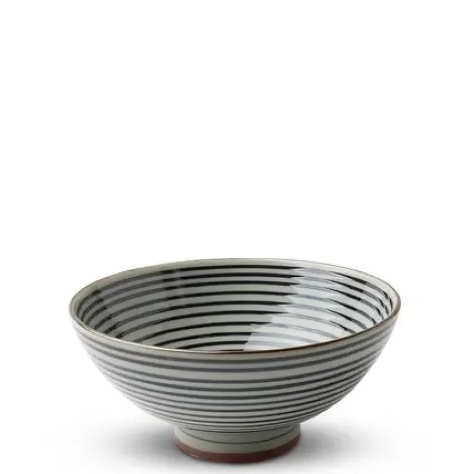 Rice Bowls^MIYA Company Celadon Stripes 5.5" Rice Bowl