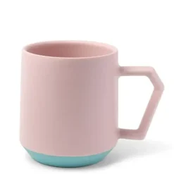 Mugs^MIYA Company Chips 12 Oz. Mug Pastel Pink