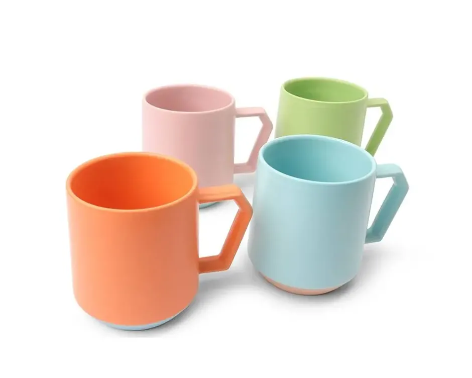 Mugs^MIYA Company Chips 12 Oz. Mug Pastel Pink