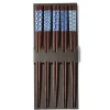 Chopsticks^MIYA Company Chopsticks Set Wood Aizome Patterns