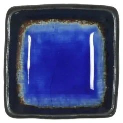 Sauce Dishes^MIYA Company Cobalt Blue 3" Sq. Sauce Dish