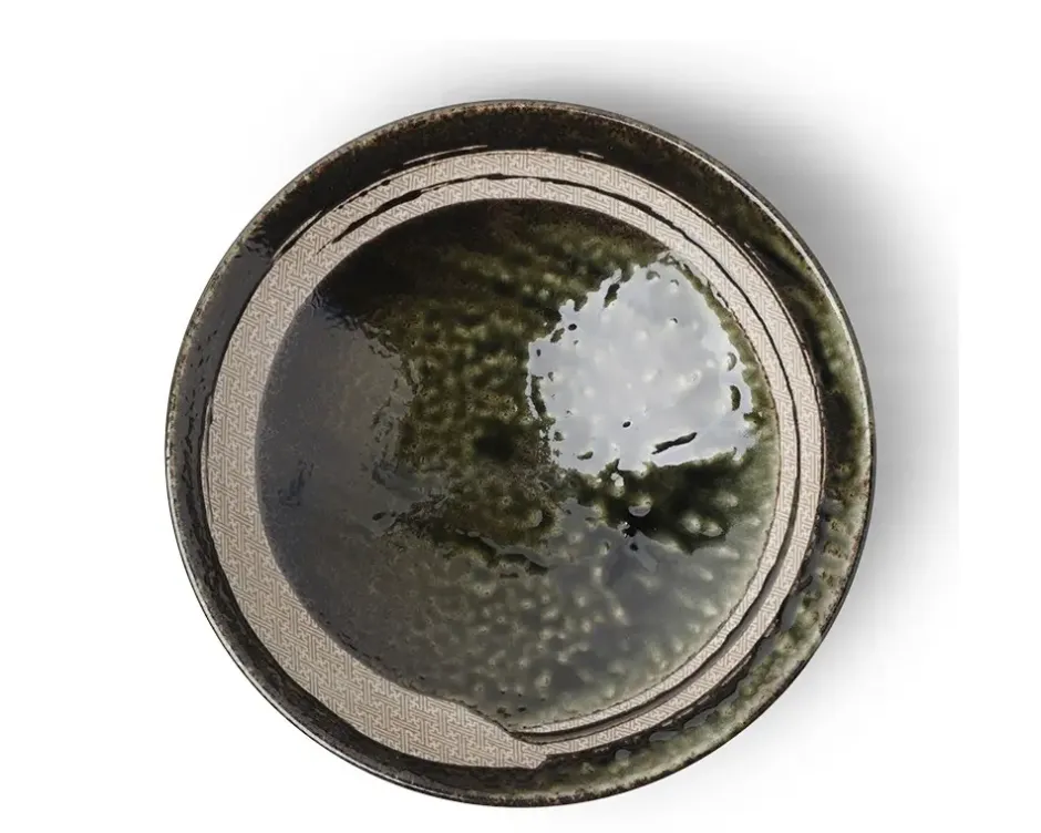 Serving Bowls & Plates^MIYA Company Enso Dark Green Serving Bowl