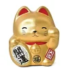 Figurines^MIYA Company Feng Shui Fortune Cat Bank - Gold