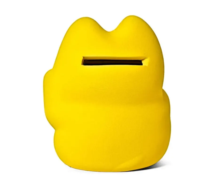 Figurines^MIYA Company Feng Shui Fortune Cat Bank - Yellow