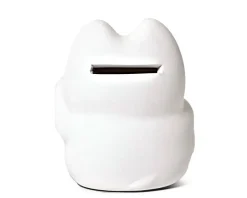 Figurines^MIYA Company Feng Shui Fortune Cat Bank - White