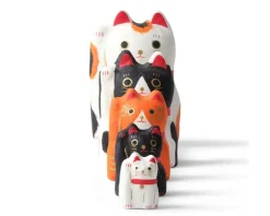 Figurines^MIYA Company Figurine Fortune Cat Nesting Doll Set