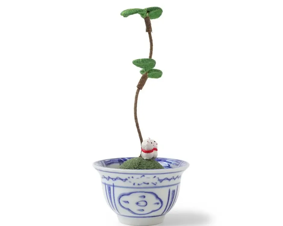 Figurines^MIYA Company Figurine Potted Plant Fortune Cats