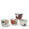 Cup/Mug Sets^MIYA Company Floral Fall 7 Oz. Teacup Set