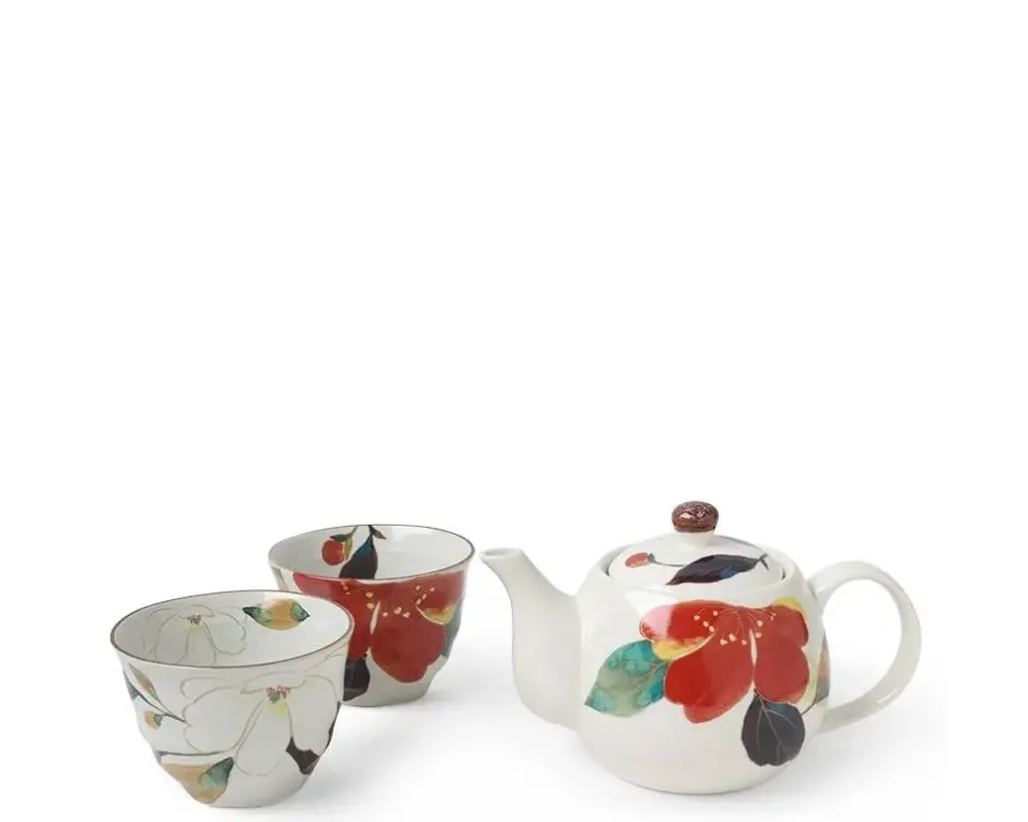 Tea Sets - Ceramic^MIYA Company Floral Fall Tea Set