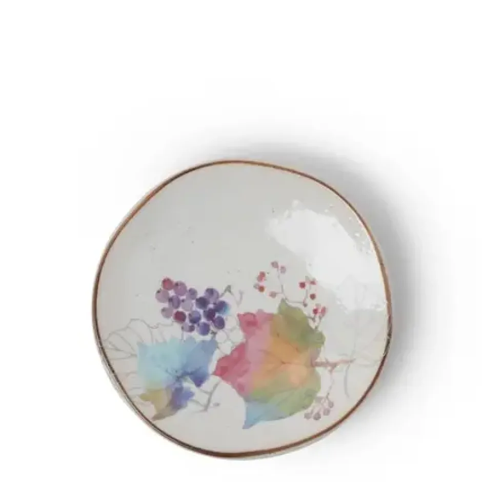 Small Plates^MIYA Company Floral Mini Plate Rainbow Leaves