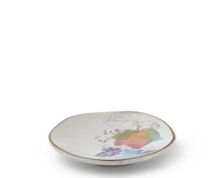 Small Plates^MIYA Company Floral Mini Plate Rainbow Leaves